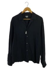 画像：長袖シャツ/--/シルク/BLK