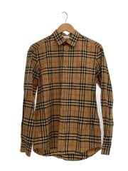 画像：長袖シャツ/S/コットン/CML/チェック/8038521