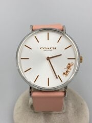 画像：クォーツ腕時計/アナログ/レザー/PNK/CA.120.7.14.1595/裏側キズ有