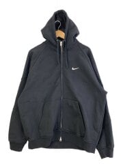 画像：Zip Up Hooded Sweatshirt/ジップパーカー/L/コットン/BLK/HF9633-010//
