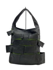 画像：トートバッグ/レザー/BLK