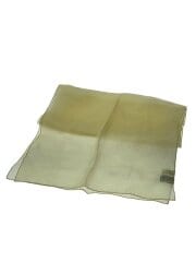 画像：ストール/シルク/YLW/無地/レディース