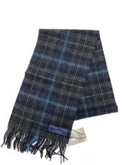 画像：マフラー/ウール/BLK/チェック/レディース/S0470