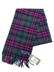 画像：マフラー/ウール/GRN/チェック/レディース/S0558
