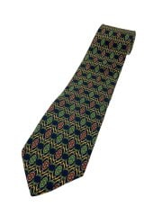 画像：ネクタイ/シルク/NVY/総柄/メンズ