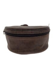 画像：ウエストバッグ/レザー/BRW/無地/K5B-0515