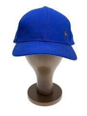 画像：ゼブラ刺繍/キャップ/FREE/コットン/BLU/メンズ/553-300