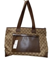 画像：GUCCI/トートバッグ_GGキャンバス/キャンバス/ブラウン/総柄