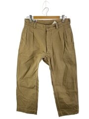 画像：M-52/ツータックチノトラウザー/34/コットン/ベージュ/23WP69