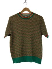 画像：CREW NECK/Tシャツ/L/ポリエステル/グリーン/23SS-KNM-004