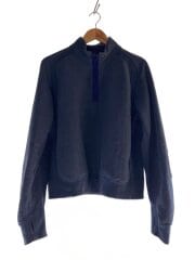 画像：スウェット/M/コットン/NVY/無地/23AW-ZIPTOP