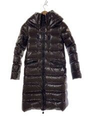 画像：BERRE/ロングダウンジャケット/ナイロン/ブラウン/920-093-49334-50