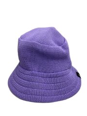 画像：ハット/FREE/コットン/パープル/無地/メンズ/DOU01885