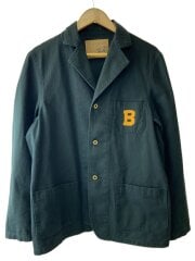 画像：ジャケット/M/コットン/BLK/無地/OC-19-AW-06