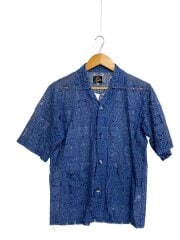 画像：シャツ/XS/コットン/ブルー/無地/KP182