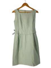 画像：ノースリーブワンピース/40/コットン/GRN