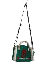 画像：ハンドバッグ/キャンバス/GRN/総柄