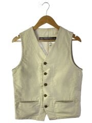 画像：ベスト/2/コットン/WHT