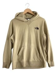 画像：SQUARE LOGO HOODIE_スクエアロゴフーディ/M/ポリエステル/BEG/無地//