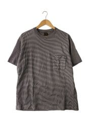 画像：Tシャツ/M/コットン/BLK/ボーダー//