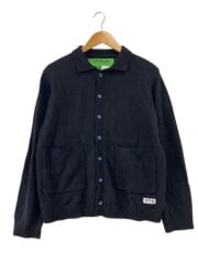 画像：カーディガン(厚手)/M/ウール/BLK/無地/TTT-2023SS-0KT01