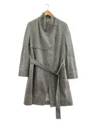 画像：コート/S/ウール/GRY/無地/16-7309153-025-902