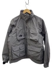 画像：FIELD UTILITY JACKET_フィールドユーティリティジャケット/M/ナイロン/GRY/無地