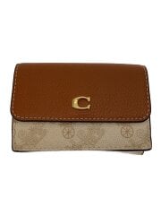 画像：エッセンシャル ミニ トライフォールド ウォレット・ホース アンド キャリッジ プリント