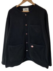 画像：FLEECE CARDIGAN/ジャケット/42/ポリエステル/BLK/VM252FL00220