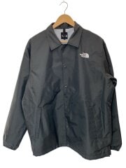 画像：THE COACH JACKET_ザ コーチジャケット/L/ナイロン/BLK/無地
