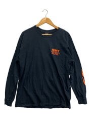 画像：スリーブ・フレイム/HWY/長袖Tシャツ/L/コットン/BLK/プリント