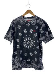 画像：21SS/Bandana Small box T/M/コットン/BLK/ペーズリー