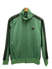 画像：トラックジャケット/S/ポリエステル/GRN/無地/MR284