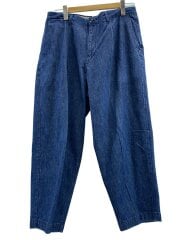 画像：ボトム/L/コットン/IDG/無地/202BENH-PTM02