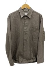 画像：長袖シャツ/4/ウール/BRW/無地/A22AS01OS