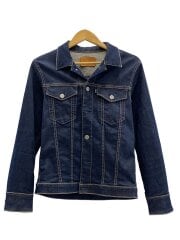 画像：STRETCH DENIM JACKET/Gジャン/S/コットン/IDG/BJM601F