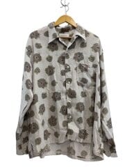 画像：23SS/Emblem pattern shirt/長袖シャツ/3/GRY/総柄/US2340-C001S3