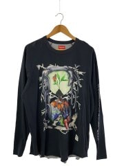 画像：長袖Tシャツ/XL/コットン/BLK