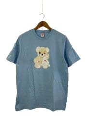 画像：Tシャツ/M/コットン/BLU/プリント