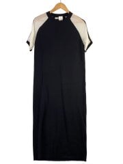 画像：長袖ワンピース/38/レーヨン/BLK/2501-191-223
