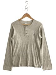 画像：長袖Tシャツ/S/コットン/GRY//