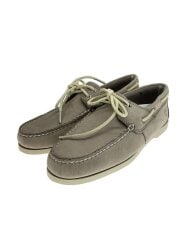 画像：デッキシューズ/25.5cm/GRY/レザー/A1VRA/A4636