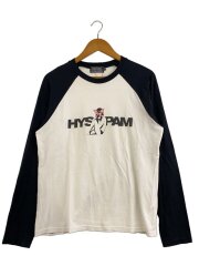 画像：長袖Tシャツ/M/コットン/WHT/プリント/02231CL07/使用感考慮//