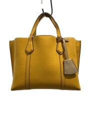画像：ハンドバッグ/2WAY/レザー/YLW/袋有