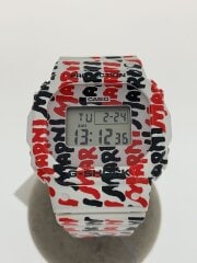 画像：クォーツ腕時計/デジタル/ラバー/WHT/WHT/GMD-S5610MA