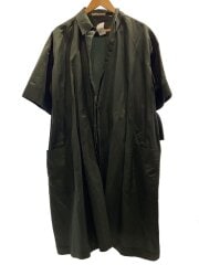 画像：コート/--/コットン/GRN/無地