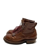 画像：SMOKE JUMPER/サイズ7E/レースアップブーツ/--/BRW/レザー/かかと擦れ・使用