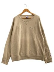 画像：スウェット/XL/コットン/BEG/無地/胸刺繍CHAMPION/MADE IN USA//
