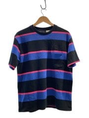 画像：Tシャツ/S/コットン/マルチカラー/ストライプ