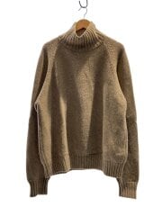 画像：EX FINE LAMBS LOOSE HIGH NECK KNIT LS/M/ウール/無地/ST.450